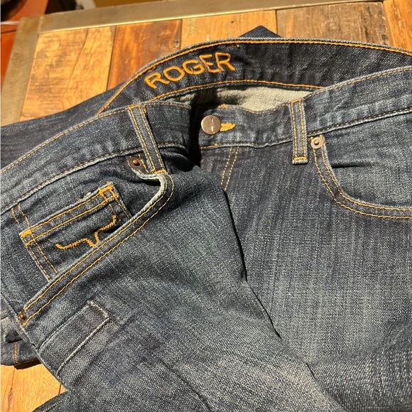 Kimes Ranch Dark Blue Bootcut Jeans - Picture 2 of 3